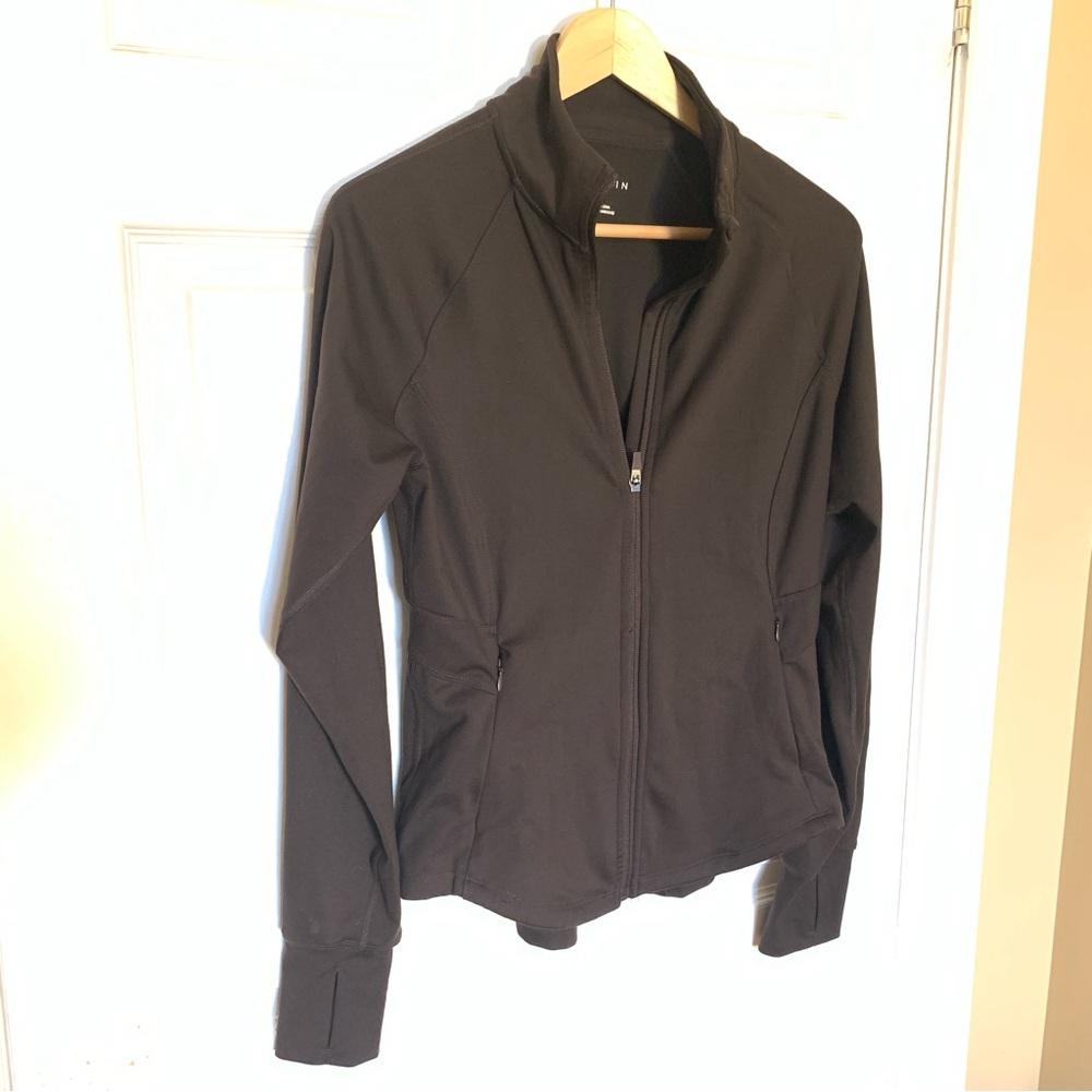 Danskin Women’s Dark Brown Full Zip Lightweight Jacket Size S/P